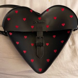 HYPER RARE AUTHENTIC LAZY OAF x DR MARTENS HEART SHAPED BAG